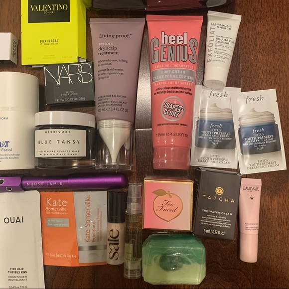 Makeup/skincare bundle and ysl makeup bag - Picture 3 of 8